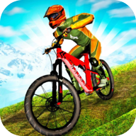 山地自行车速降：挑战极限山路的赛车竞速游戏