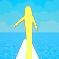 《拉伸跑步3D》: 3D卡通风格的休闲闯关游戏